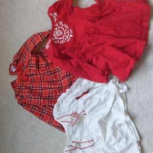 Girls holiday outfit bundle of 3